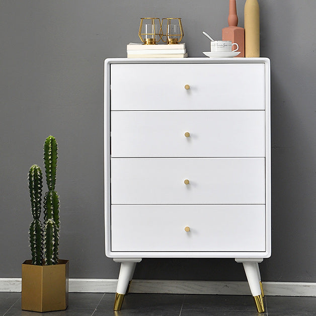 Solid Wood Accent Chest Mid Century Drawers Included Cabinet