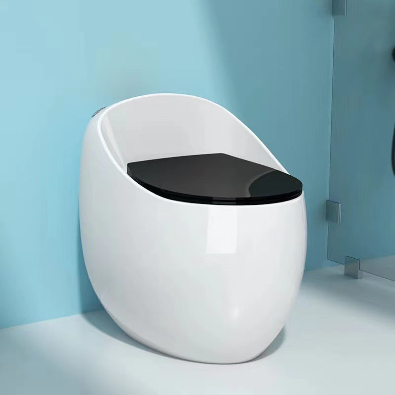 Modern Floor Mount Flush Toilet Siphon Jet Urine Toilet with Seat for Bathroom