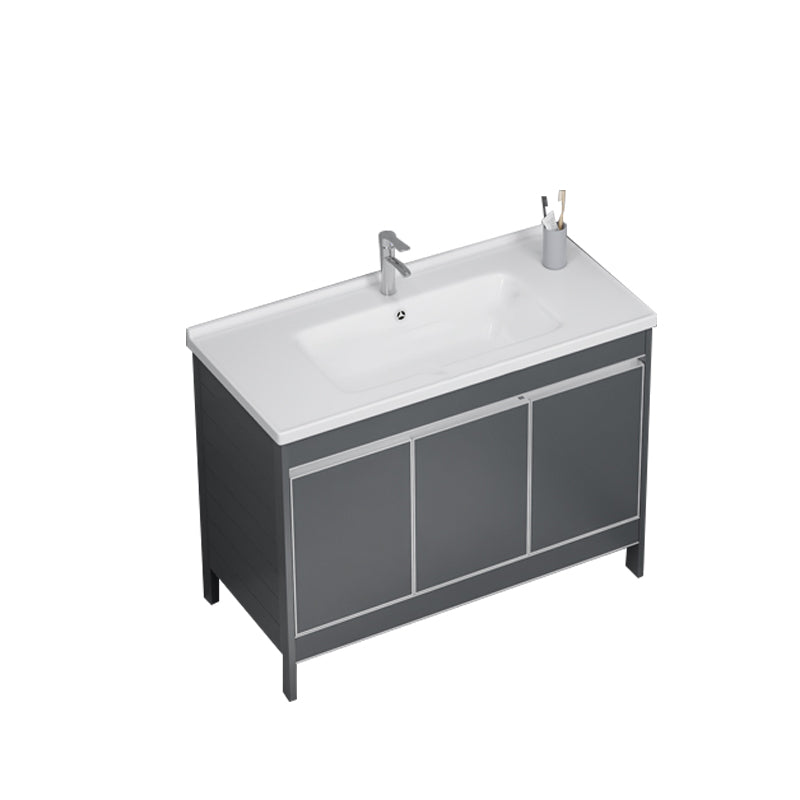 Freestanding Bathroom Vanity Space Aluminum Bathroom Vanity with Sink