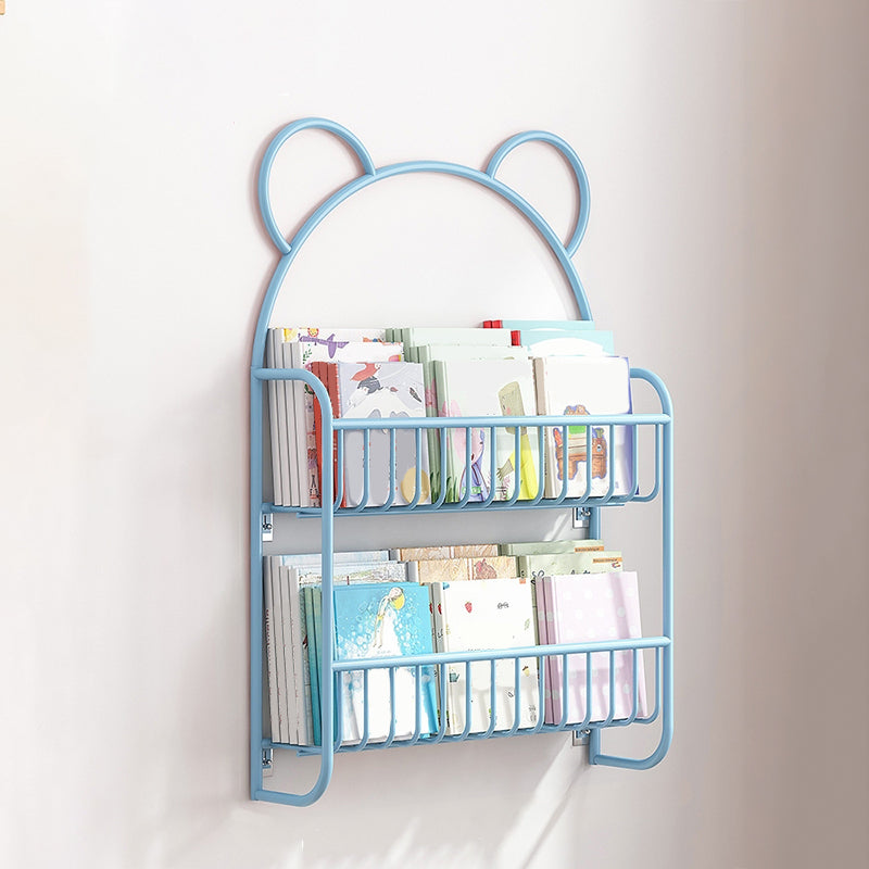 Modern Iron Wall Mounted Book Display Animal Theme Book Organizer