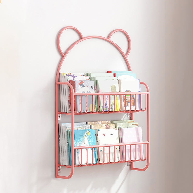 Modern Iron Wall Mounted Book Display Animal Theme Book Organizer