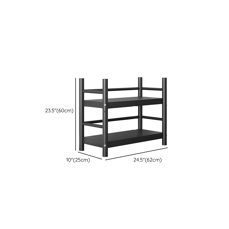 Industrial Freestanding Shelf Bookcase Steel Children's Bookshelf