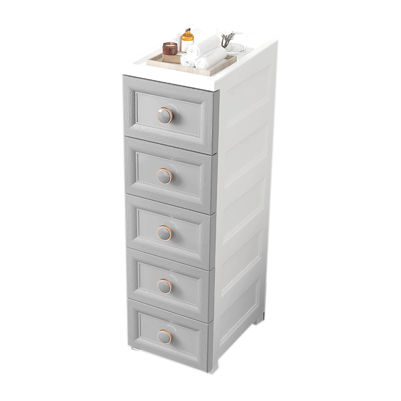 14.82 Inch Width Modern Nursery Dresser Plastic Chest Kids Nightstand