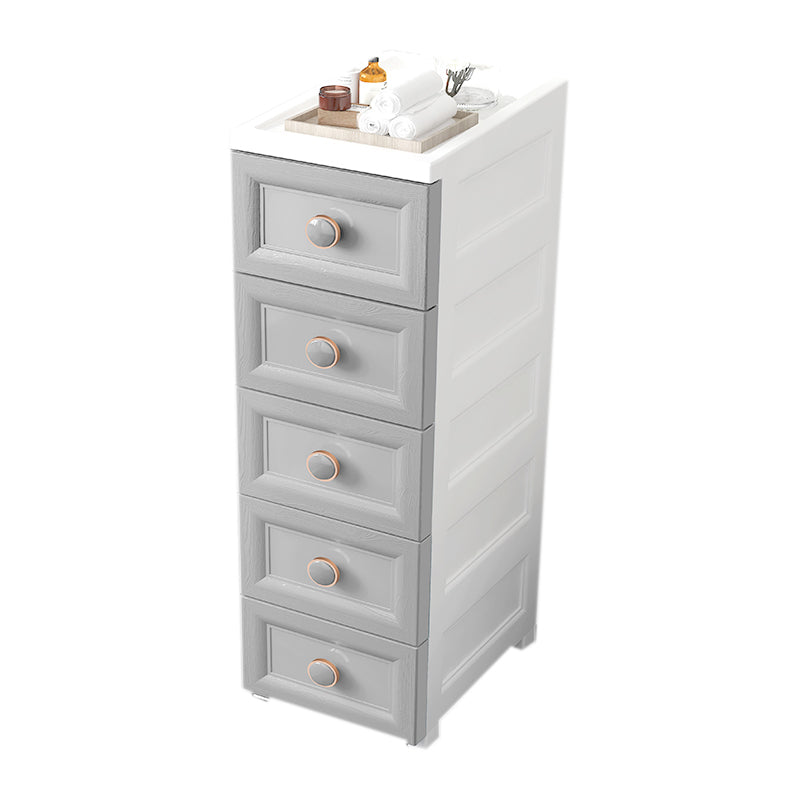 14.82 Inch Width Modern Nursery Dresser Plastic Chest Kids Nightstand