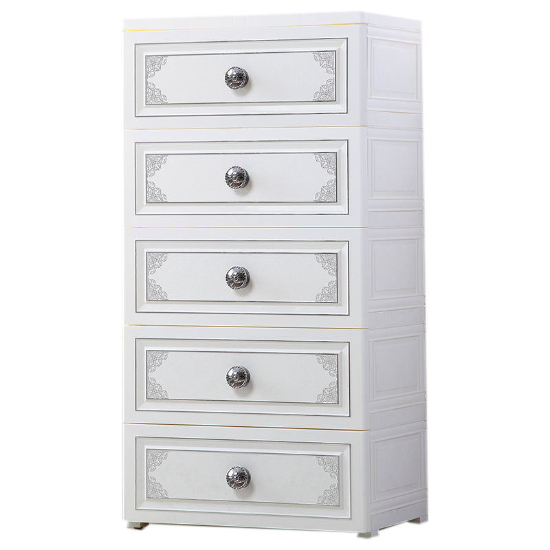 15.6 Inch Width Modern Nursery Dresser Chest Kids Nightstand with 6/5 Drawers