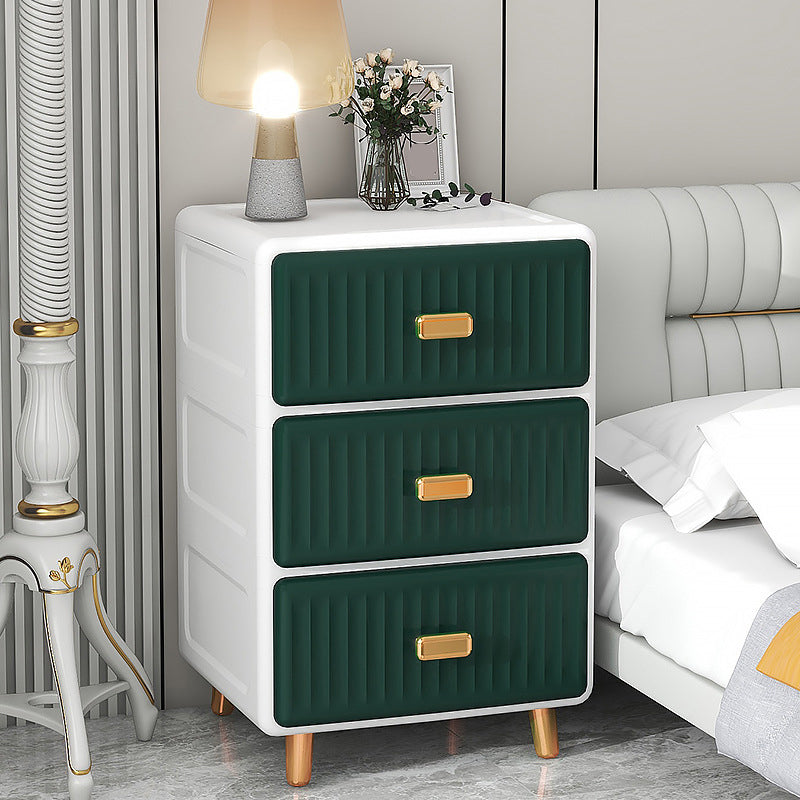 15.6 Inch W Plastic Modern Chest Nursery Dresser with 6/5 Drawers