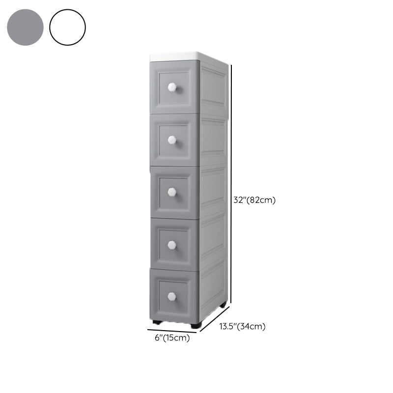 Contemporary Vertical Kids Dressers Plastic Nursery Dresser for Home