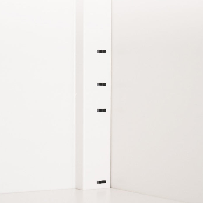 Modern Metal Wardrobe Armoire Freestanding Wardrobe in White