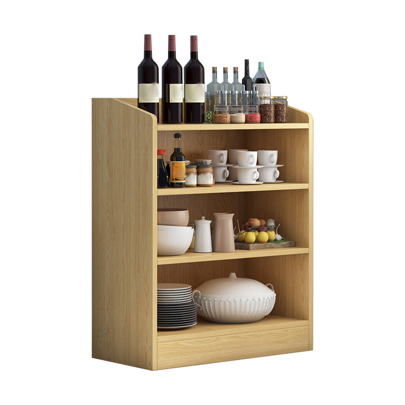 Contemporary Kitchen Dining Server Open Storage Buffet Server Cabinet