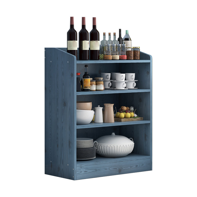 Contemporary Kitchen Dining Server Open Storage Buffet Server Cabinet