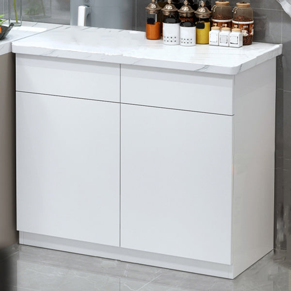 Contemporary Buffet Server Cabinet with Storage Kitchen Dining Server