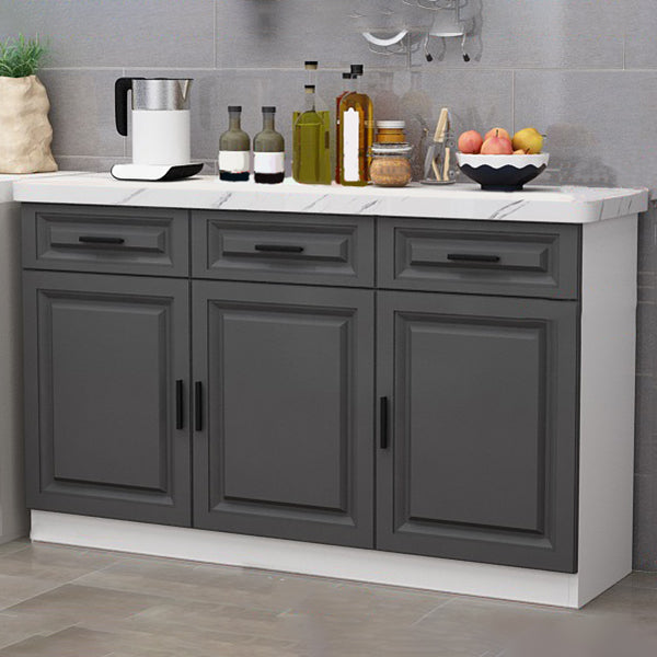 Contemporary Buffet Server Cabinet with Storage Kitchen Dining Server