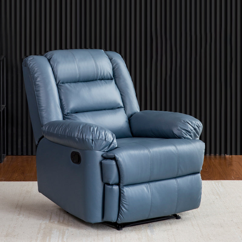 Swivel Rocker Standard Recliner Solid Color Manual Recliner Chair