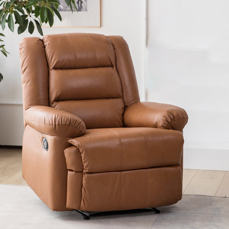 Swivel Rocker Standard Recliner Solid Color Manual Recliner Chair