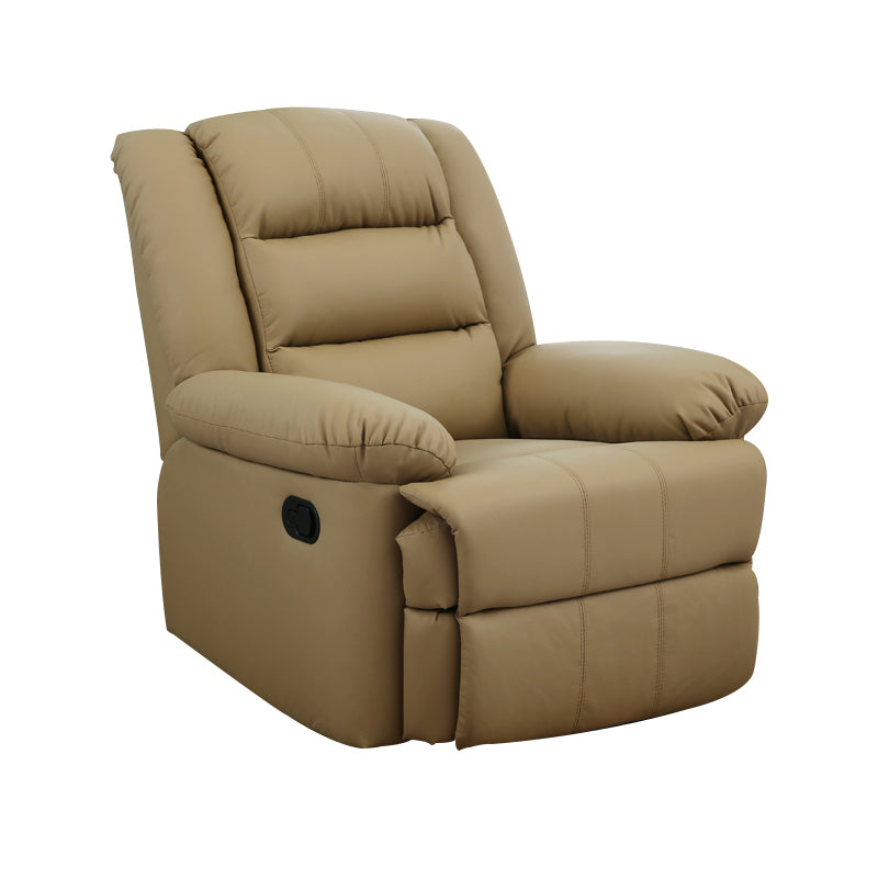 Swivel Rocker Standard Recliner Solid Color Manual Recliner Chair