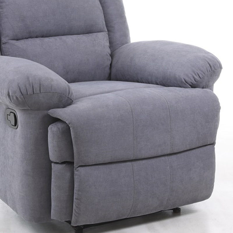 Swivel Rocker Standard Recliner Solid Color Manual Recliner Chair