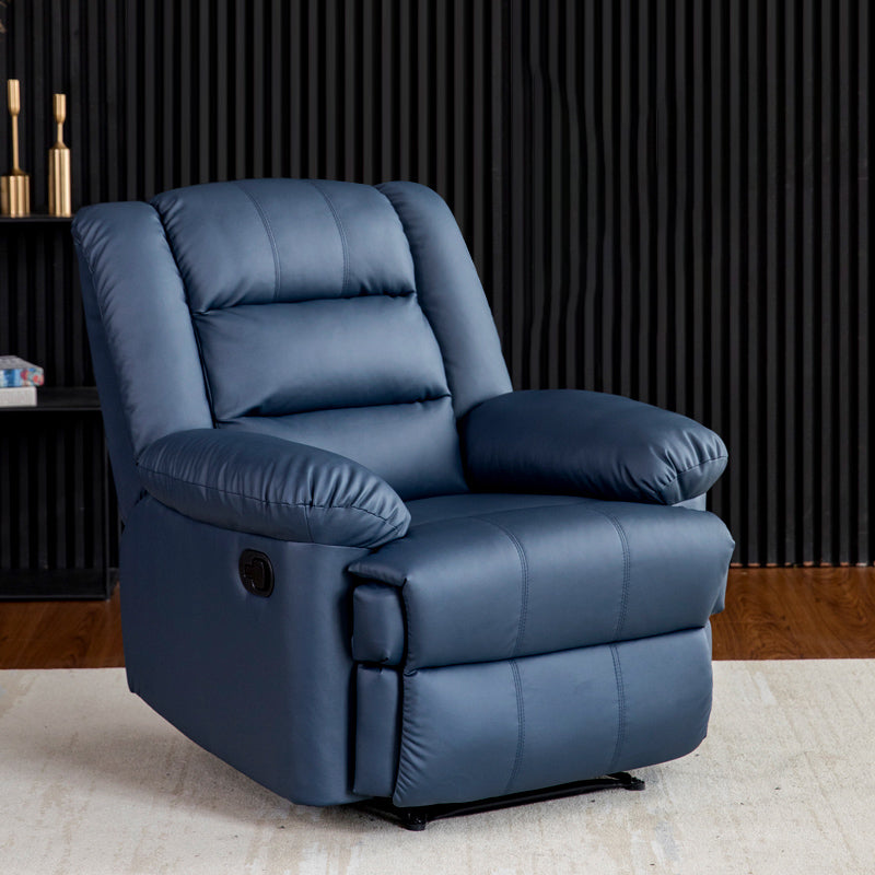 Swivel Rocker Standard Recliner Solid Color Manual Recliner Chair