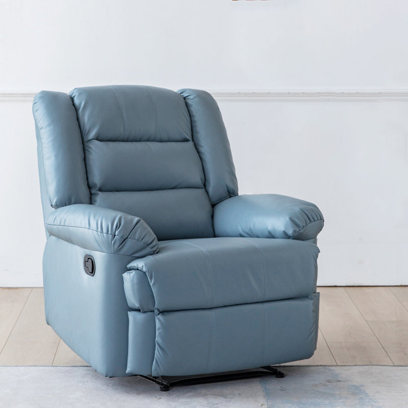 Swivel Rocker Standard Recliner Solid Color Manual Recliner Chair