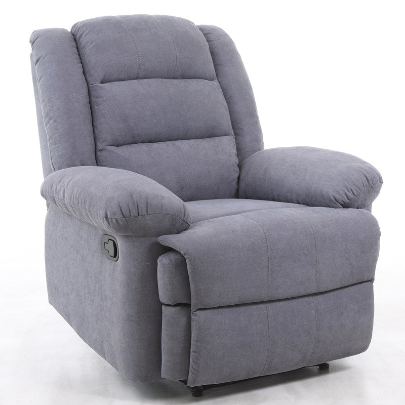 Swivel Rocker Standard Recliner Solid Color Manual Recliner Chair