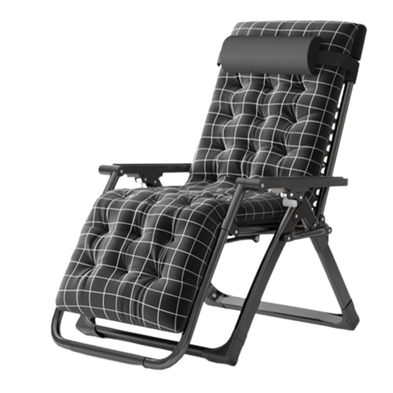 Contemporary Metal Frame Standard Recliner Foldable Recliner Chair