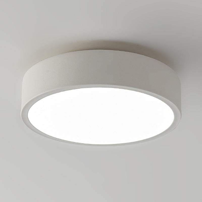 1-Light Round Ceiling Light Modern LED Ceiling Mount Light with Acrylic Shade for Bedroom