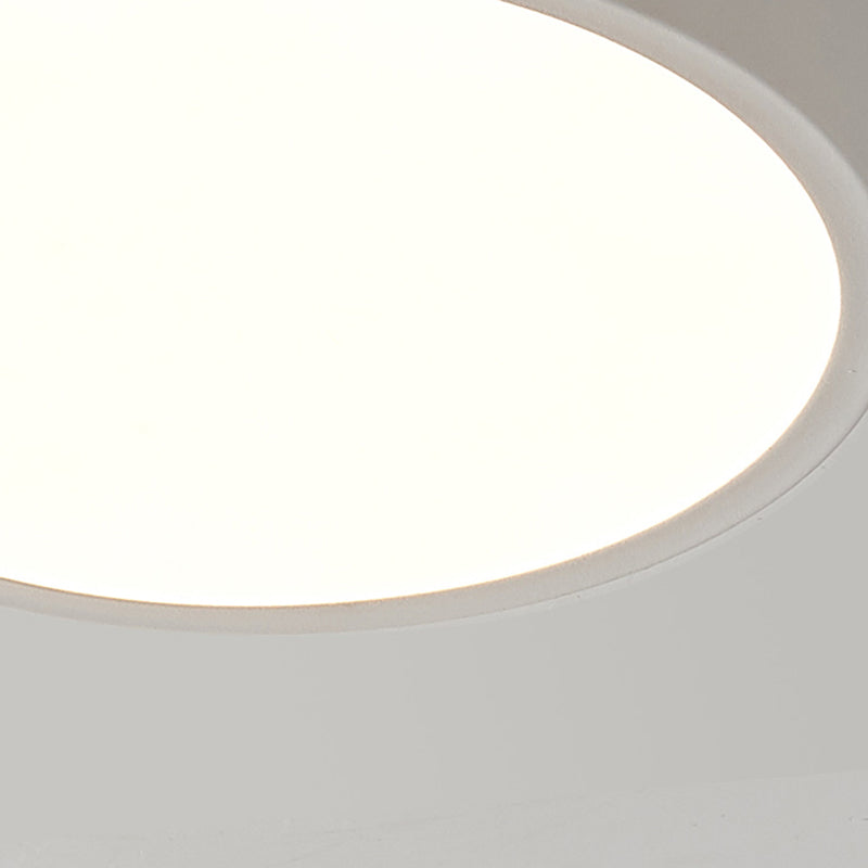 1-Light Round Ceiling Light Modern LED Ceiling Mount Light with Acrylic Shade for Bedroom