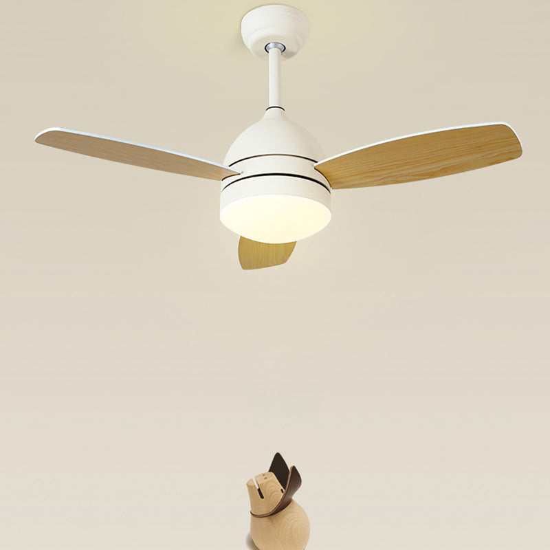 Metal Fan Shape Ceiling Fan Kid Style 1-Light Ceiling Fans Fixtures