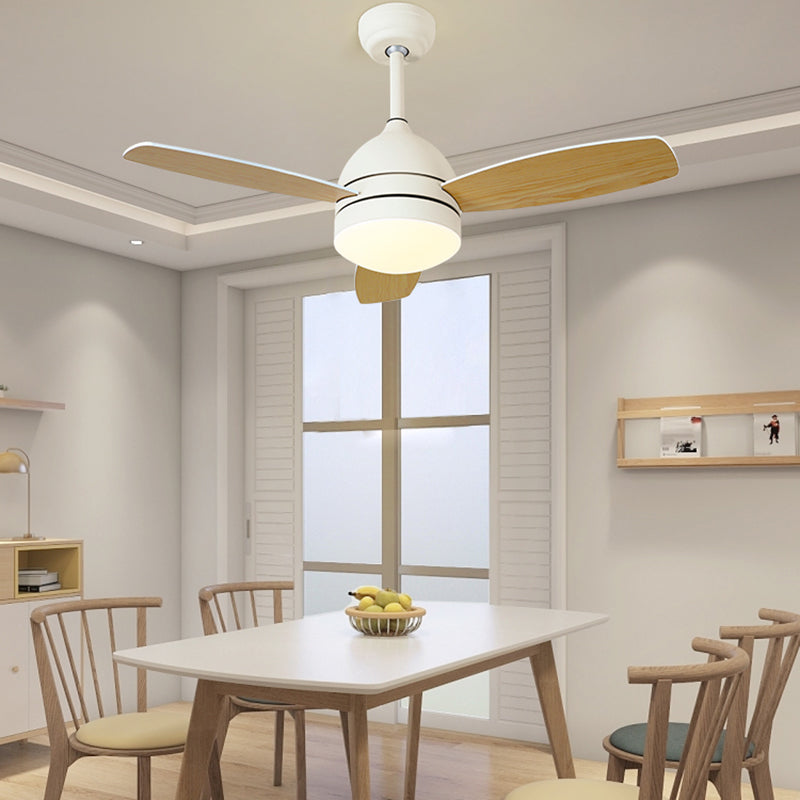 Metal Fan Shape Ceiling Fan Kid Style 1-Light Ceiling Fans Fixtures