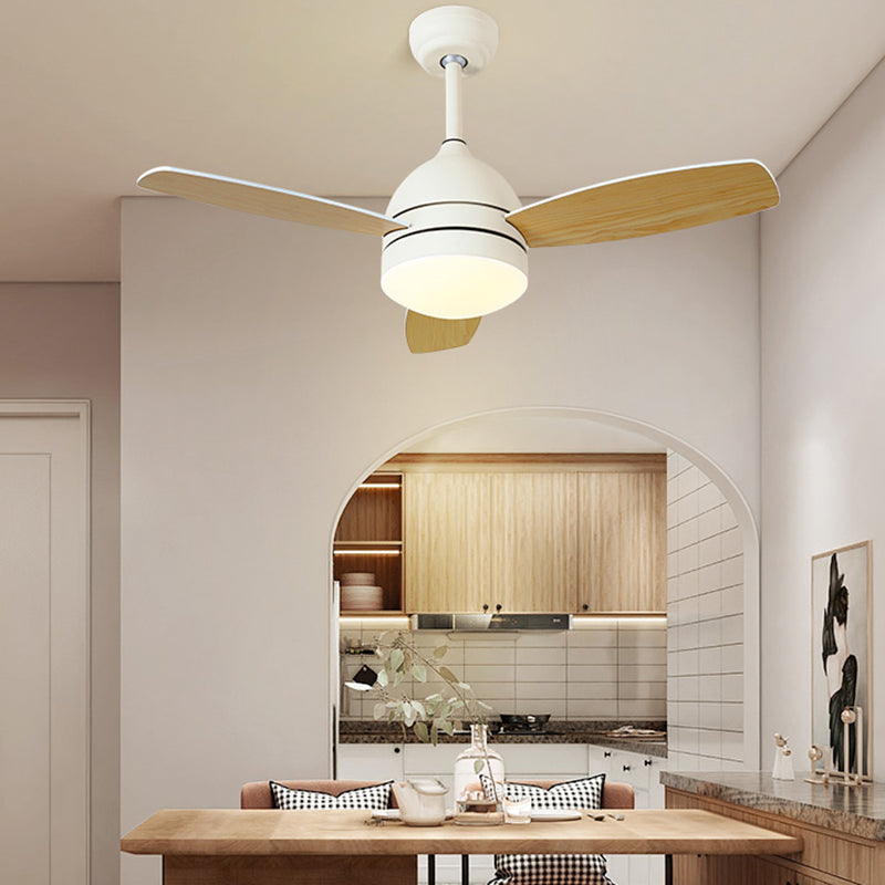 Metal Fan Shape Ceiling Fan Kid Style 1-Light Ceiling Fans Fixtures