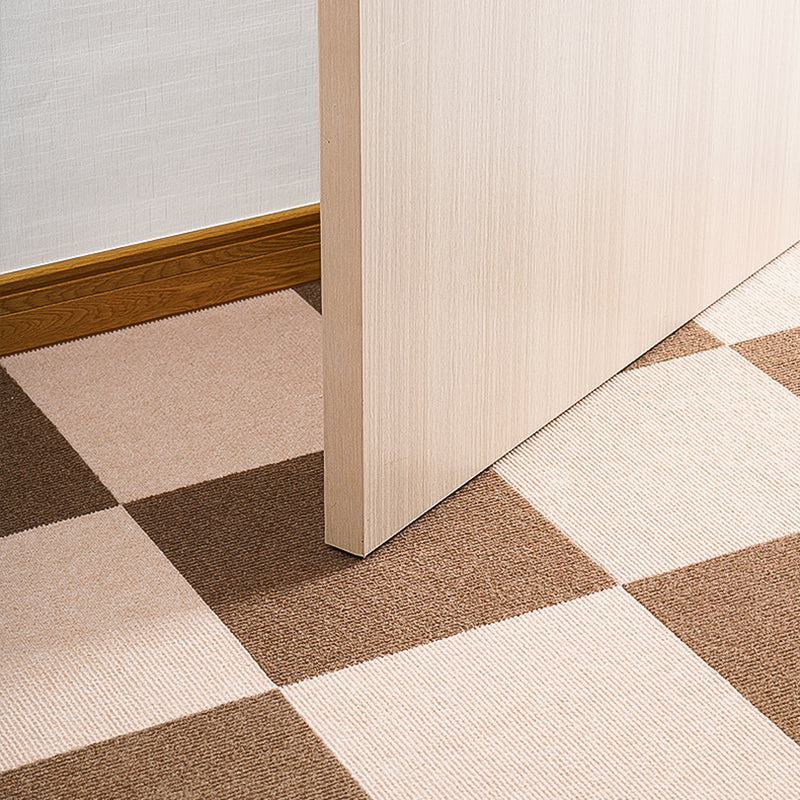 12" X 12" Carpet Tiles Self Peel and Stick Level Loop Non-Skid Bedroom