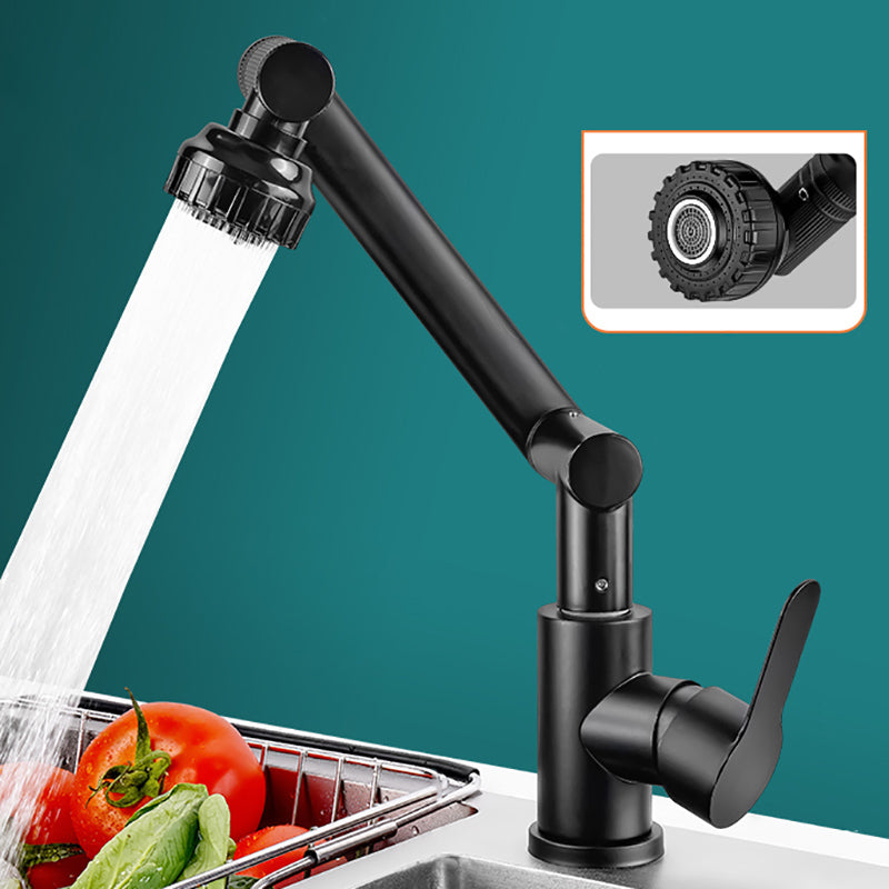 Modern Rotatable Single Lever Switch Kitchen Faucet Low Profile Faucet