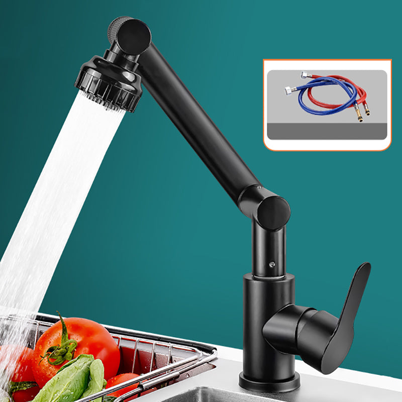 Modern Rotatable Single Lever Switch Kitchen Faucet Low Profile Faucet