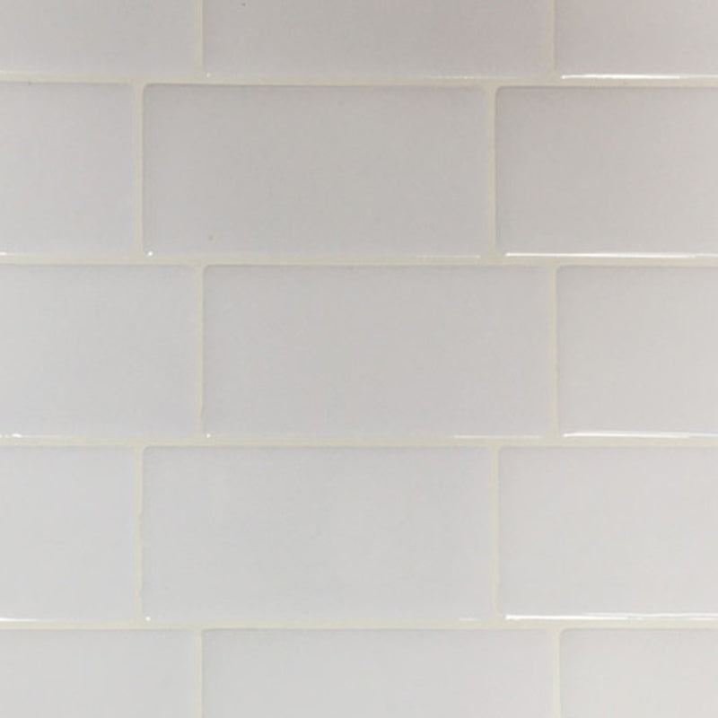 Plastic Peel & Stick Subway Tile Modern Simple Peel & Stick Subway Tile