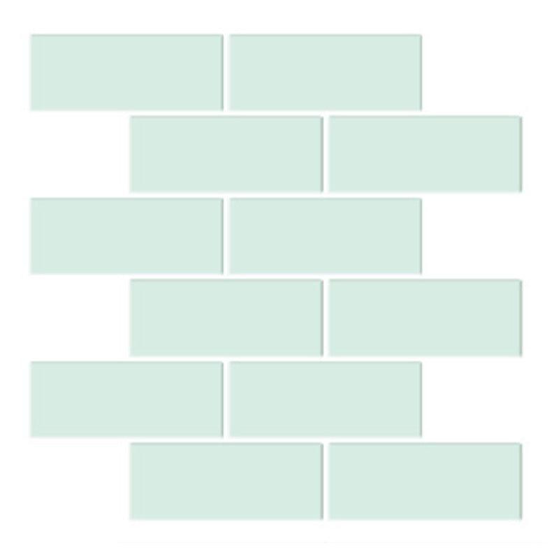 Plastic Peel and Stick Tiles Subway Tile Wallpaper for Kitchen and Bathroom