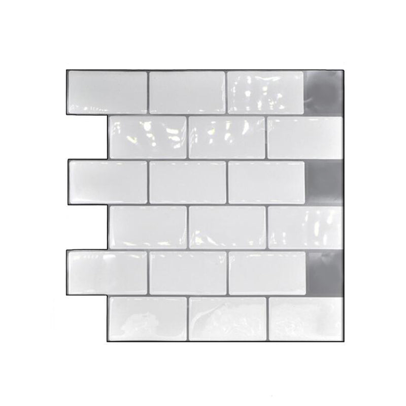 PVC Peel and Stick Tiles Waterproof Peel and Stick Tiles with Square Shape