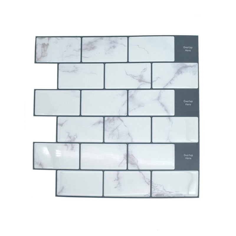 PVC Peel and Stick Tiles Waterproof Peel and Stick Tiles with Square Shape