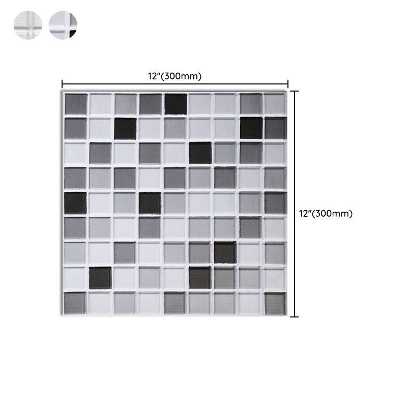 Waterproof Peel & Stick PVC Mosaic Tile Mosaic Tile Wallpaper