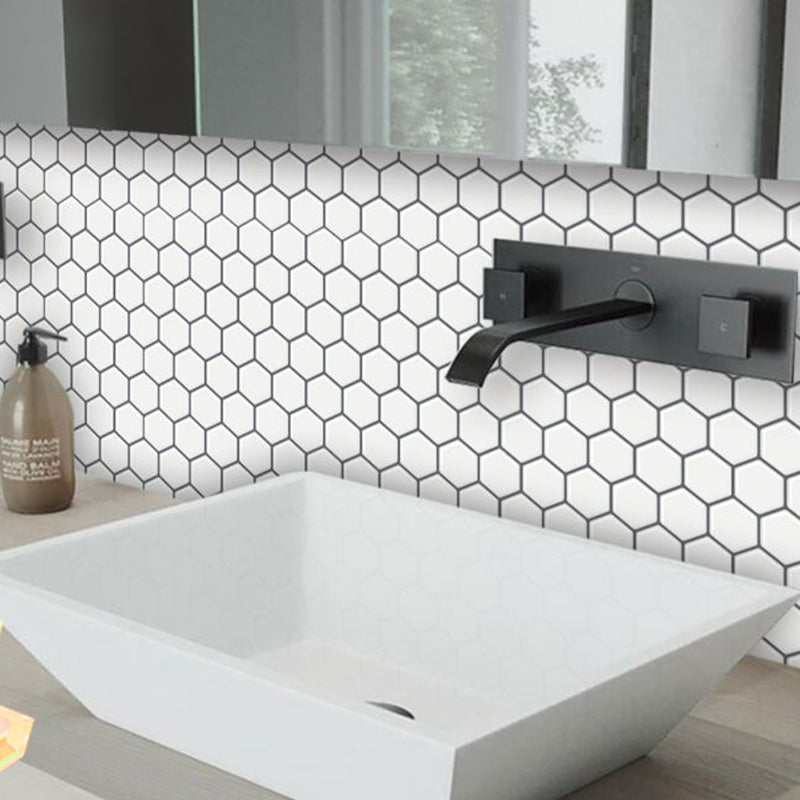 PVC Subway Tile Wallpaper Waterproof Peel and Stick Backsplash Tile