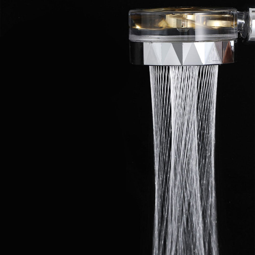 Contemporary Handheld Supercharged Shower Head Round Spray Head