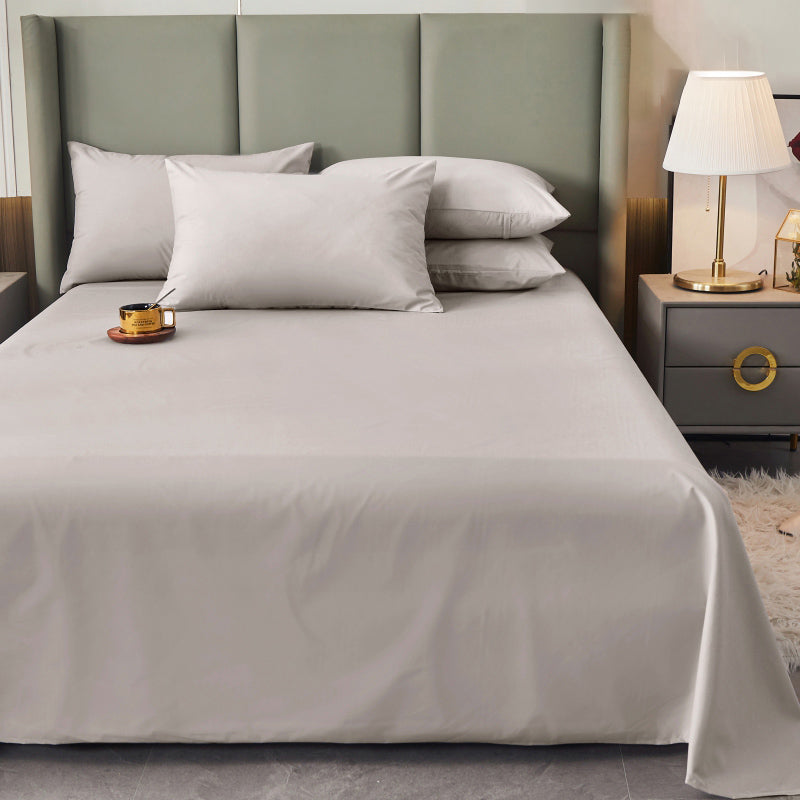 Cotton Bed Sheet Set Modern Elegant Fitted Sheet for Bedroom