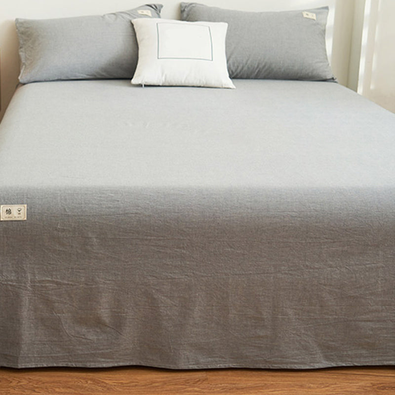 Cotton Fitted Sheet Solid Elegant Basic Pillowcase for Bedroom