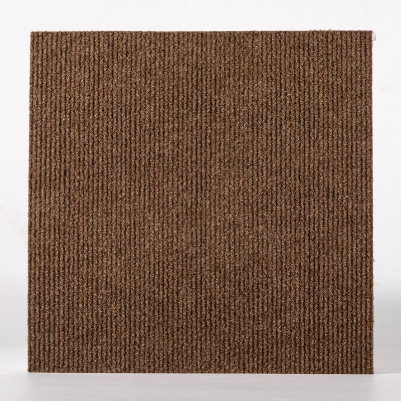 Carpet Tile Fade Resistant Non-Skid Solid Color Self-Stick Carpet Tiles Living Room