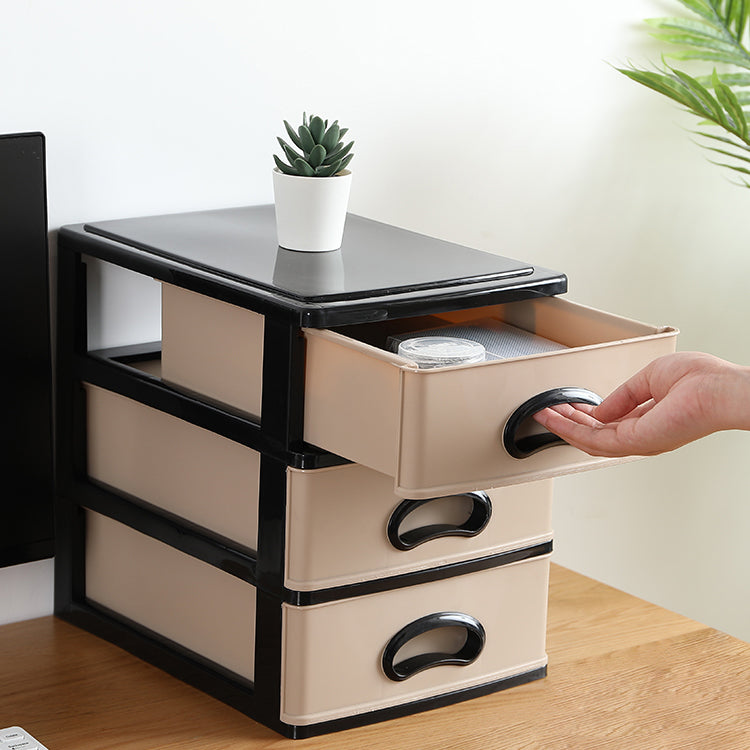 Vertical Filing Cabinet Plastic Drawers File Cabinet for Home and Office