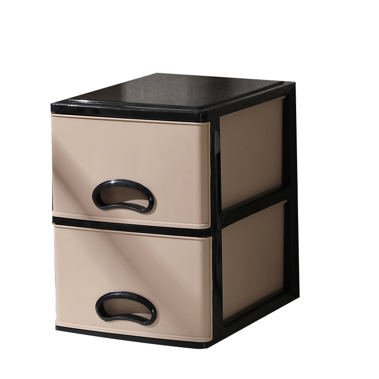 Vertical Filing Cabinet Plastic Drawers File Cabinet for Home and Office