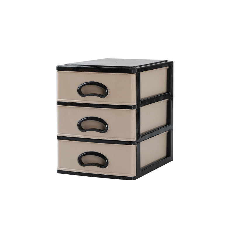 Vertical Filing Cabinet Plastic Drawers File Cabinet for Home and Office