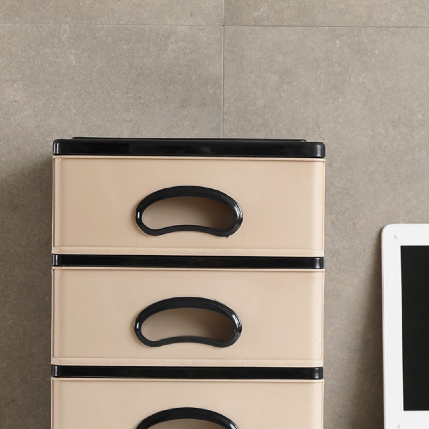 Vertical Filing Cabinet Plastic Drawers File Cabinet for Home and Office