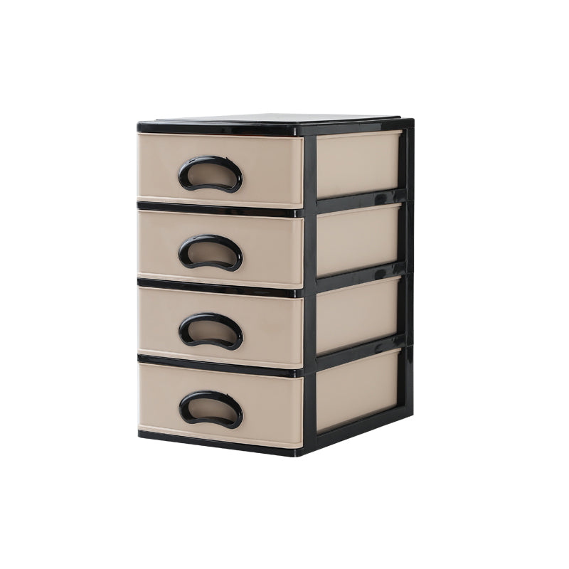 Vertical Filing Cabinet Plastic Drawers File Cabinet for Home and Office