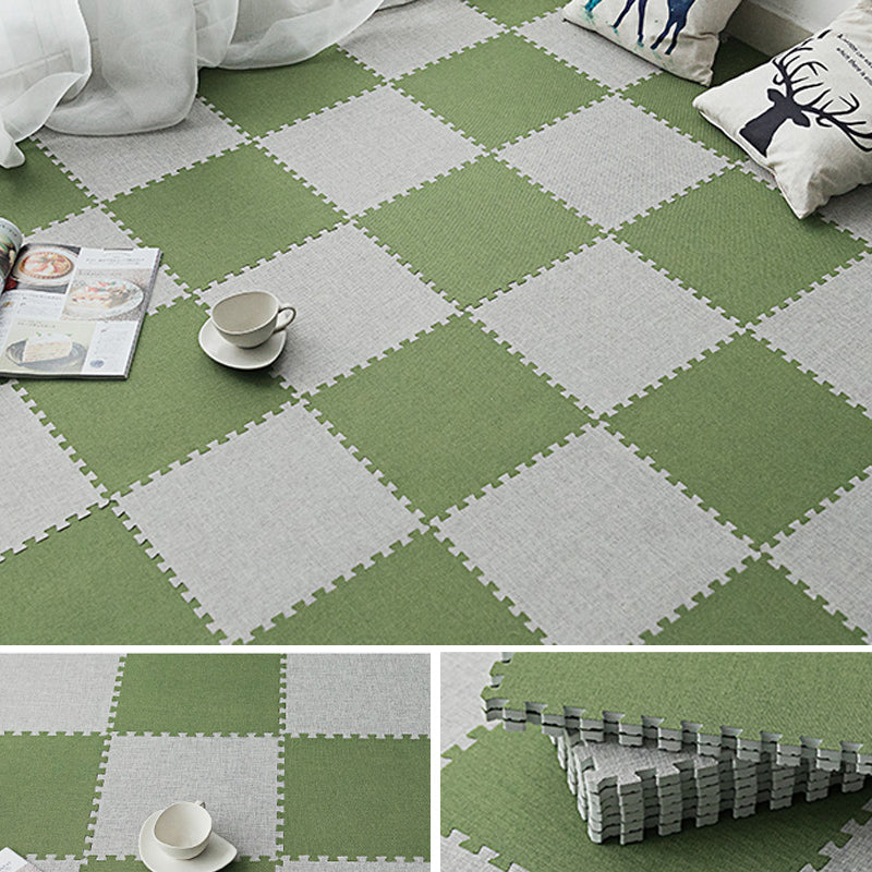 Modern Floor Tile Foam Interlocking Stain Resistant Indoor Floor Carpet Tile