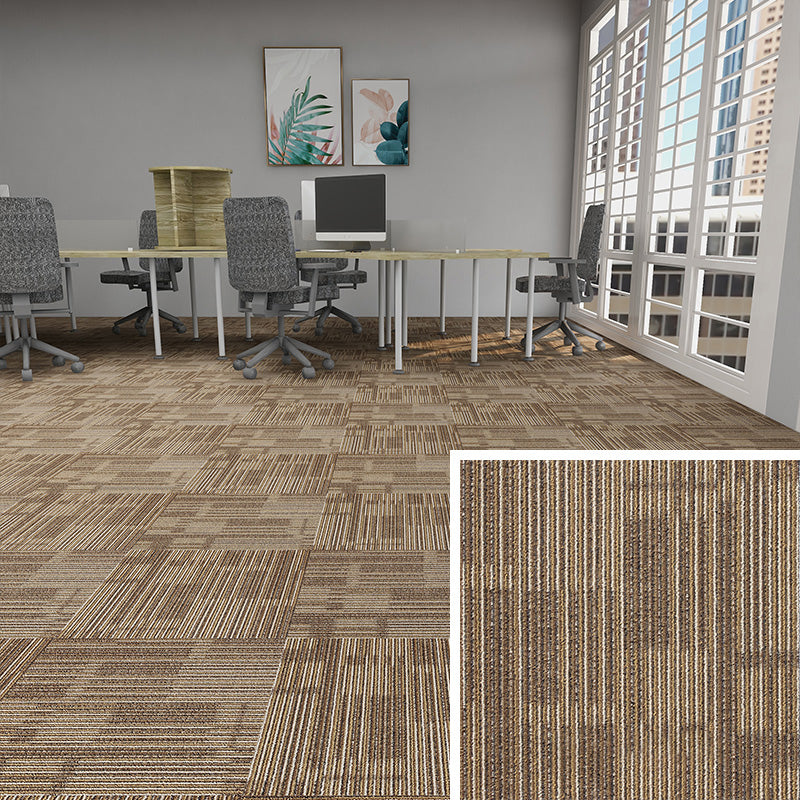 Modern Carpet Floor Tile Self Adhesive Level Loop Fade Resistant Carpet Tile
