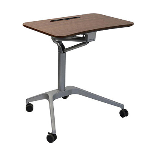 Modern Style Wood Office Desk Rectangular Shape Movable Table with Wheels for Office